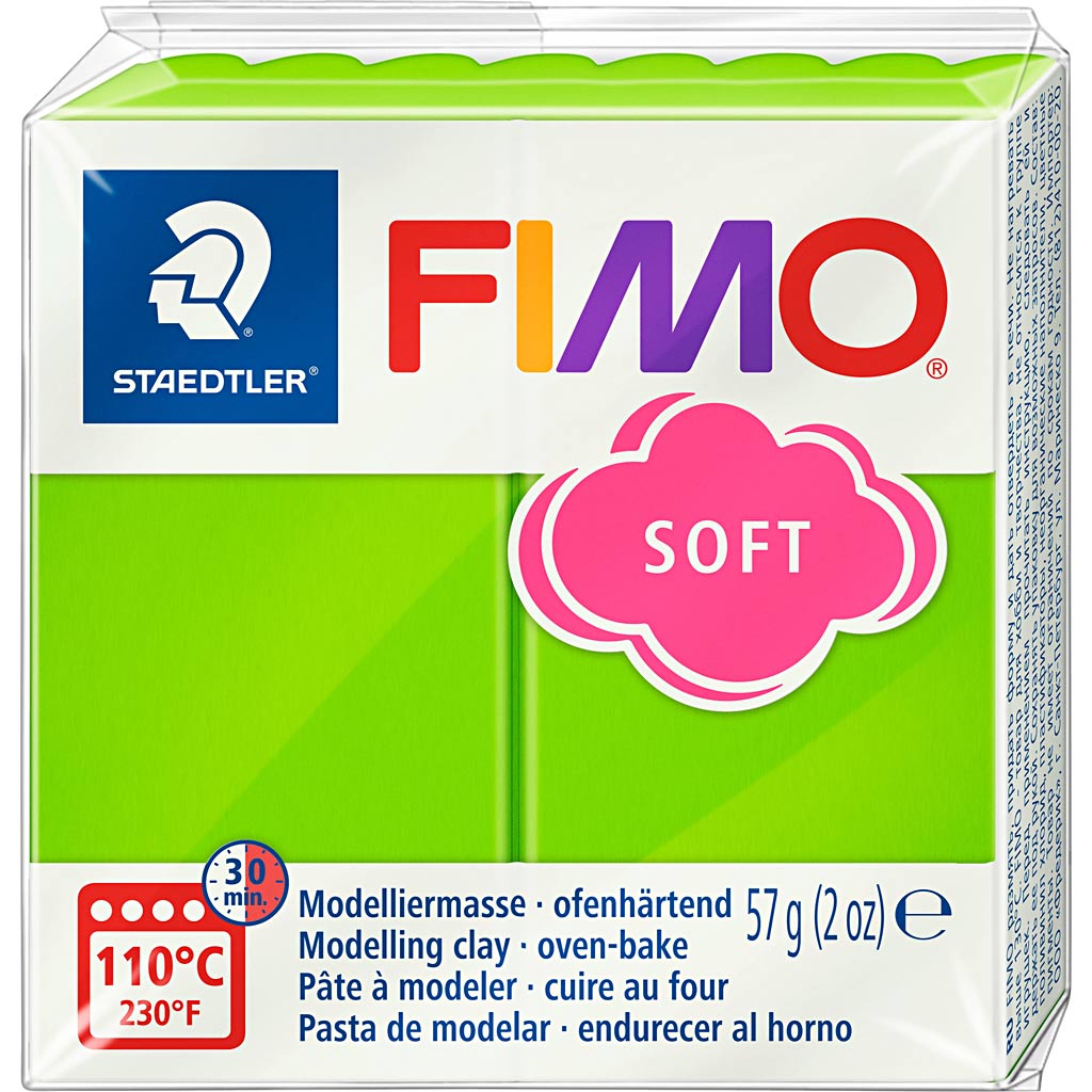 Fimo® soft, apple green, 57 gr 1 doos