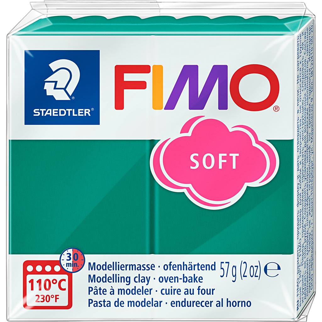 Fimo® soft, emerald , 57 gr 1 doos