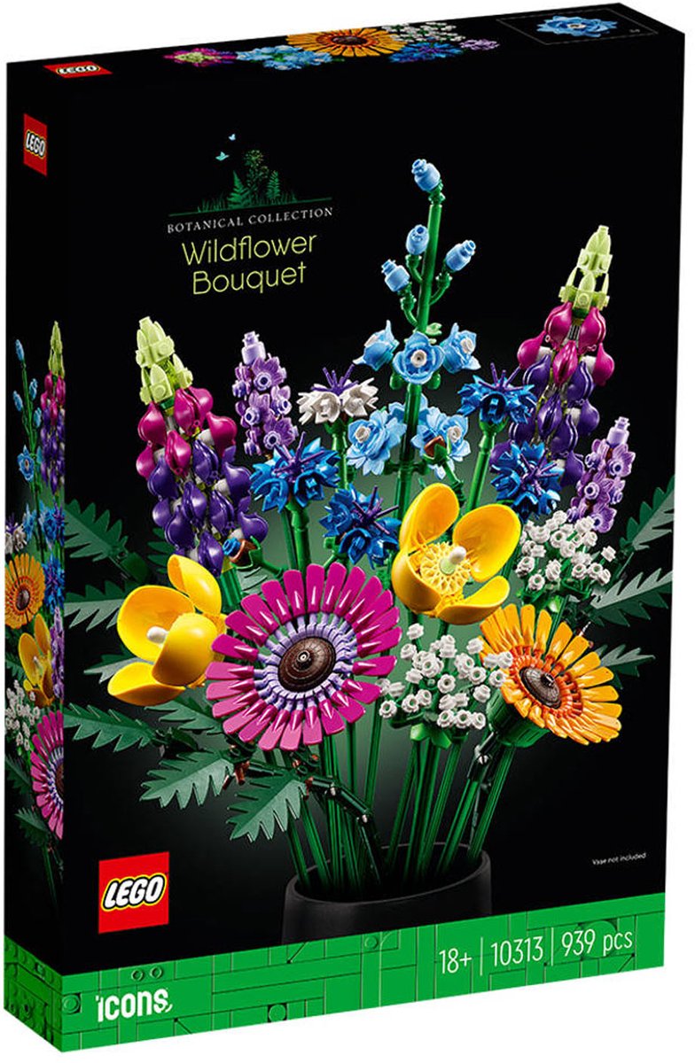 Lego 10313 iconen botanische collectie wilde bloemenboeket