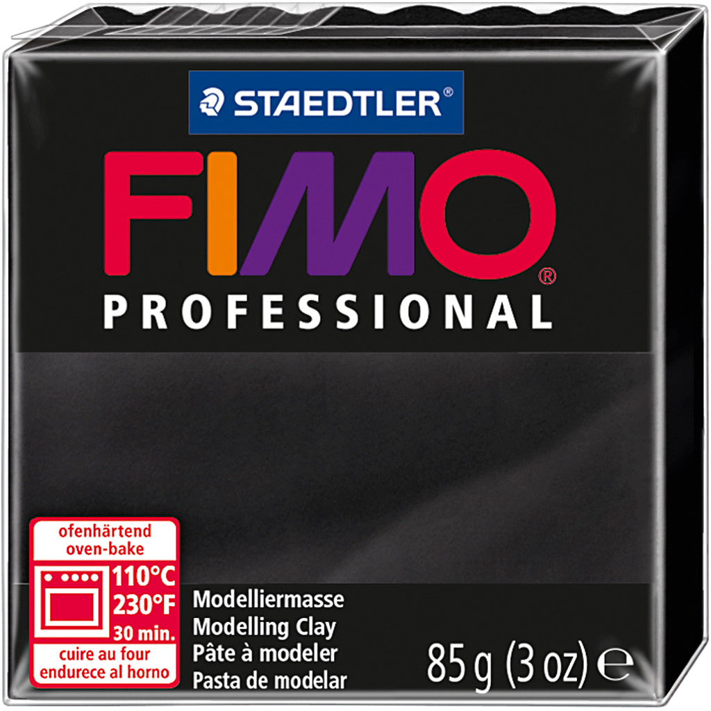 Fimo® professional, zwart, 85 gr 1 doos