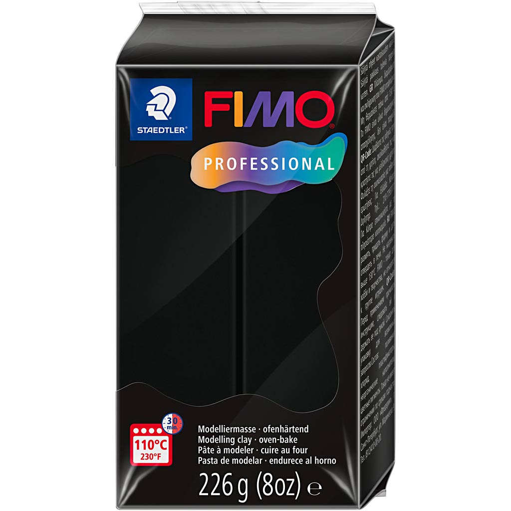 Fimo® professional, zwart, 226 gr 1 doos