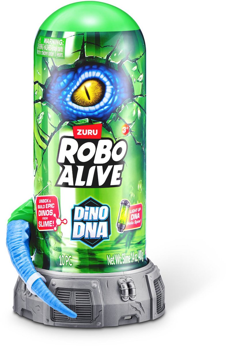 Robo living dna dino speelset in koker assorti 