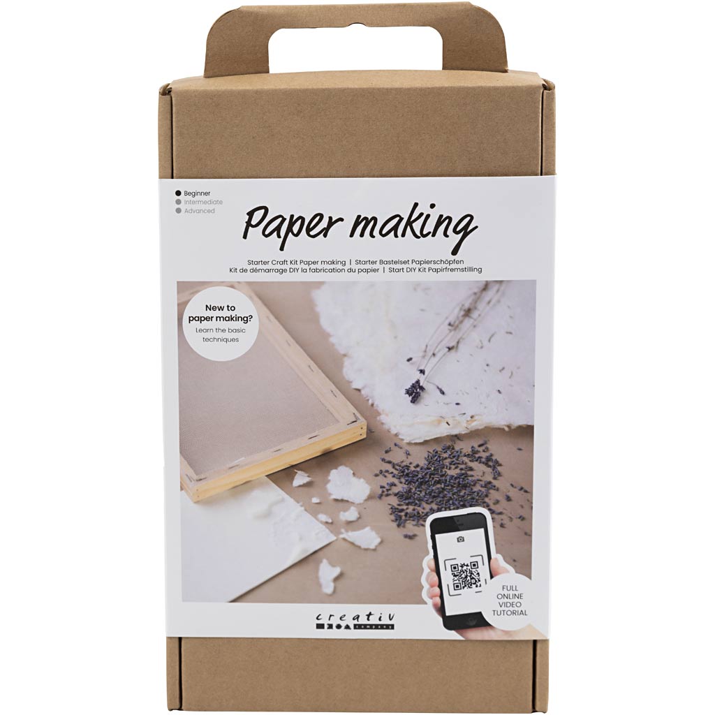 Creatief bedrijf papier maken set
