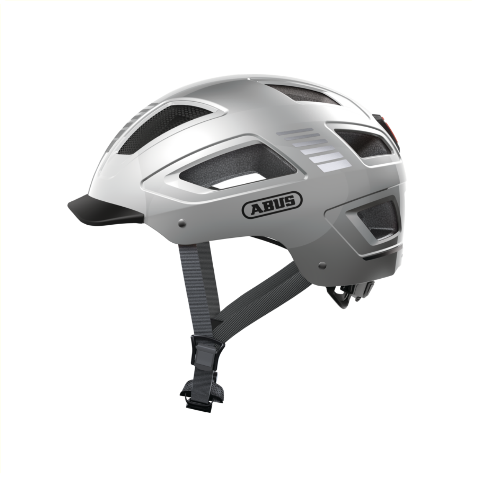 Casque Abus Hyban 2.0 L (56-61 cm). argent