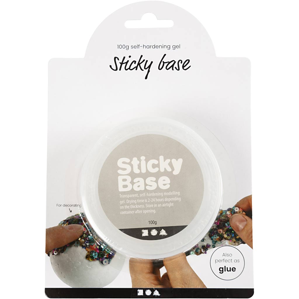 Creativ company sticky base, 100 gr 1 doosje
