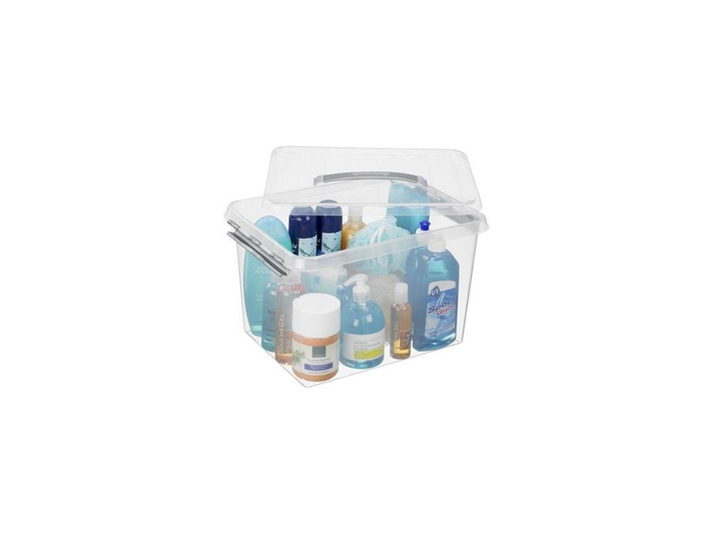 Sunware q-line opbergbox transparant 22 liter 40x30x26cm