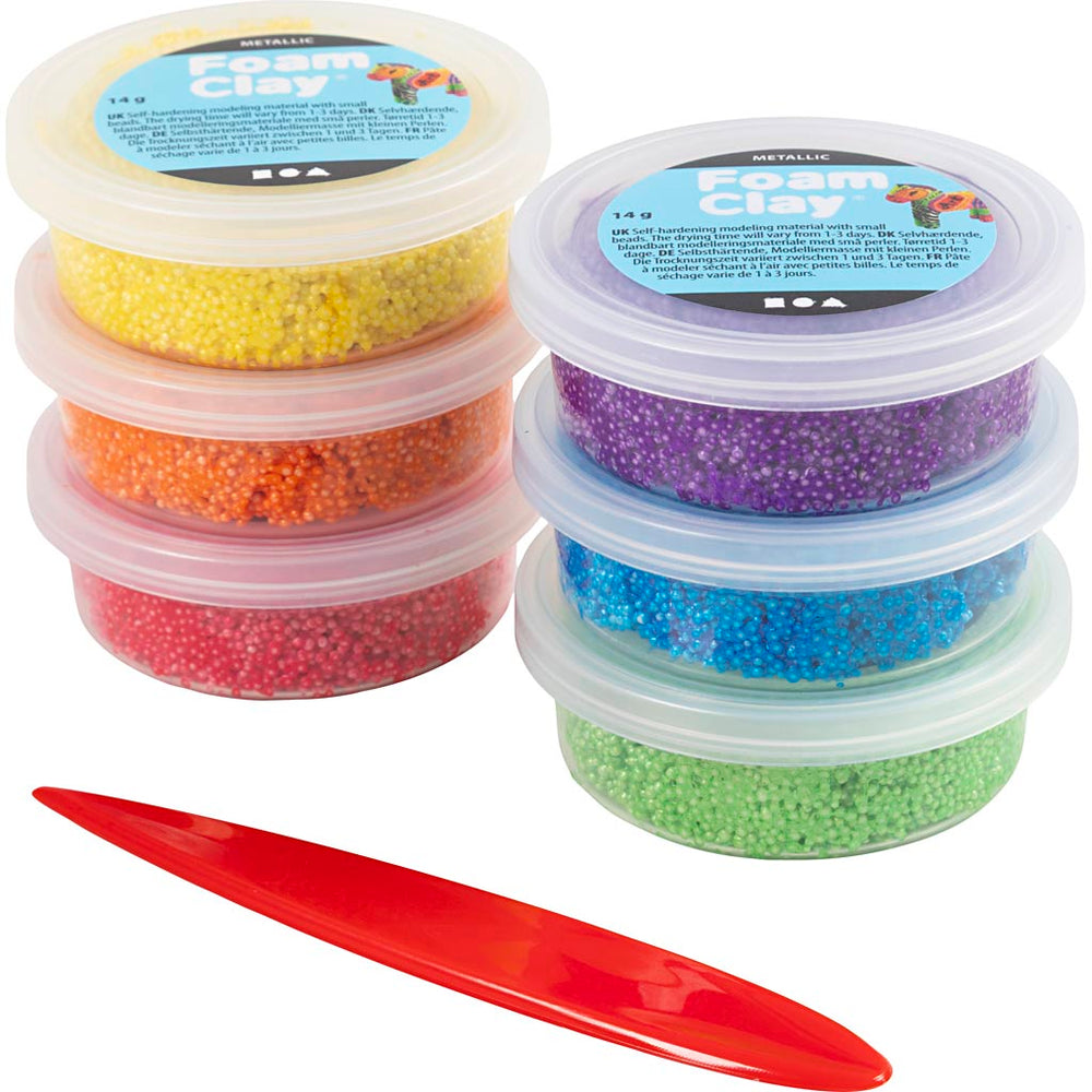 Https: www.cchobby.nl foam-clayr-metallic-sterke-kleuren-84-gr-6x14-gr-1-doos