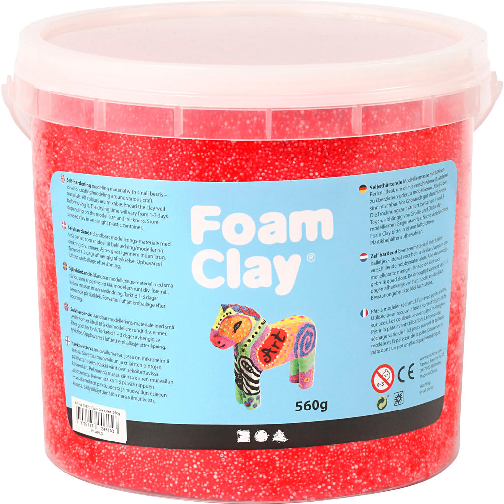 Foam Clay - Rood, 560gr.