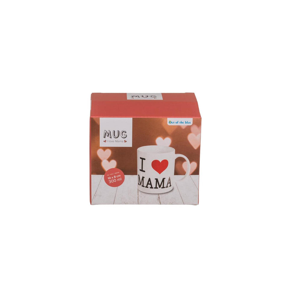Ootb mok i love mama ø8x10cm in giftbox