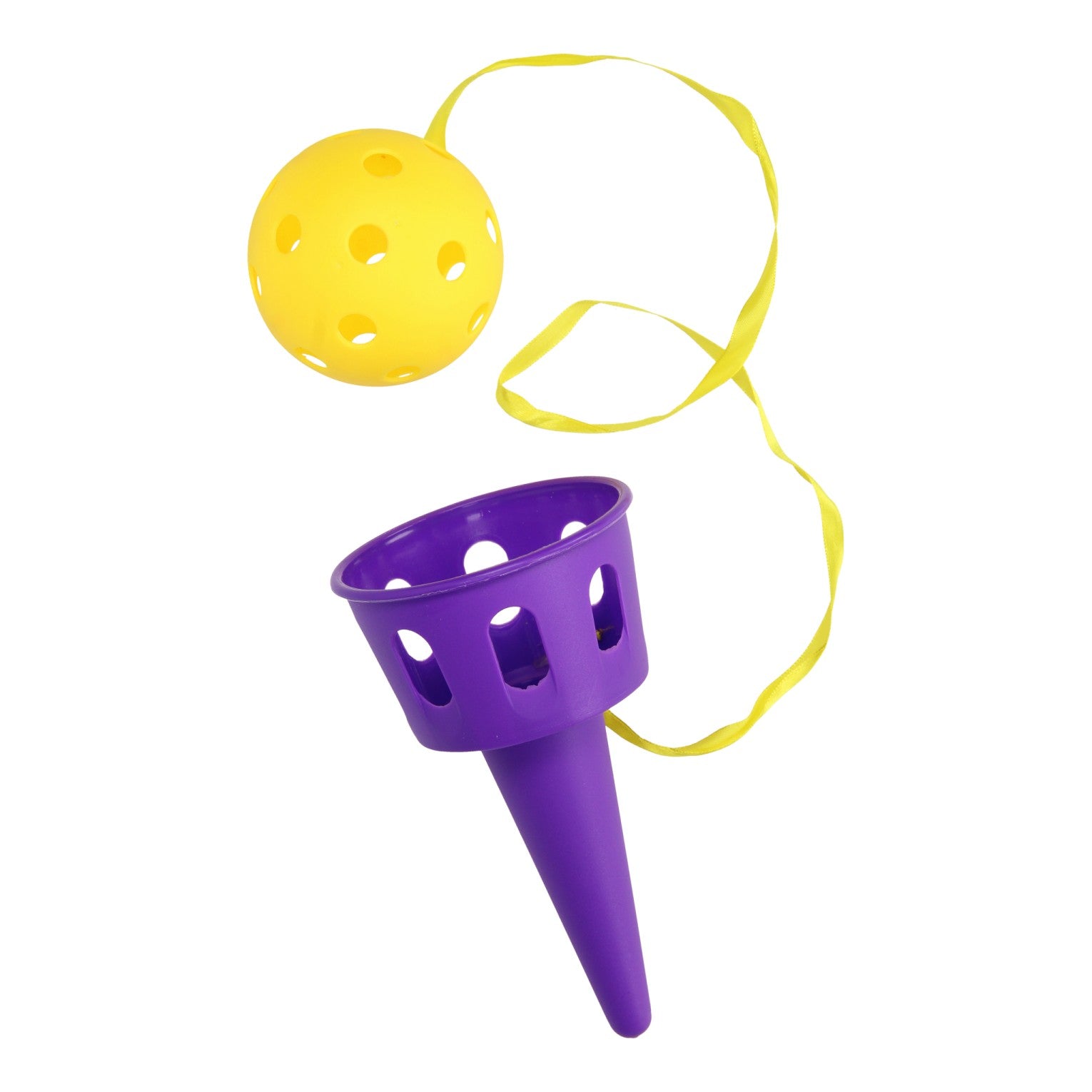 Vangspel bal aan touw