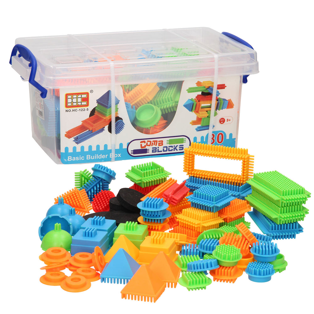 Bristle blokken in opbergbox, 80dlg.