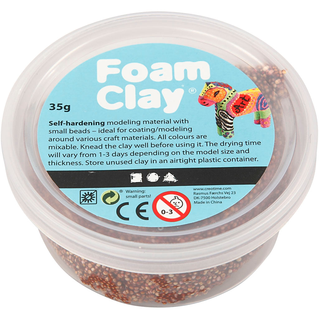 Foam Clay - Bruin, 35gr.