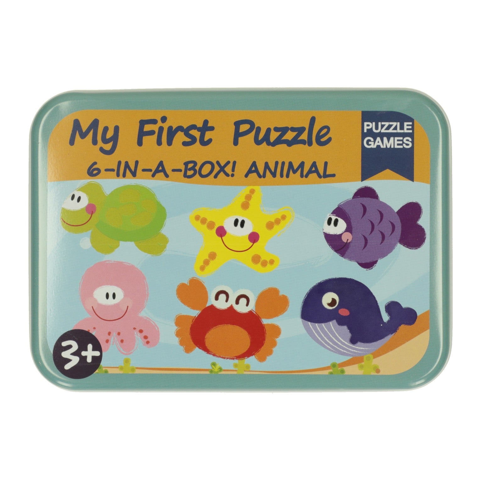 Mijn eerste 6 puzzels in blik - onderwaterwereld