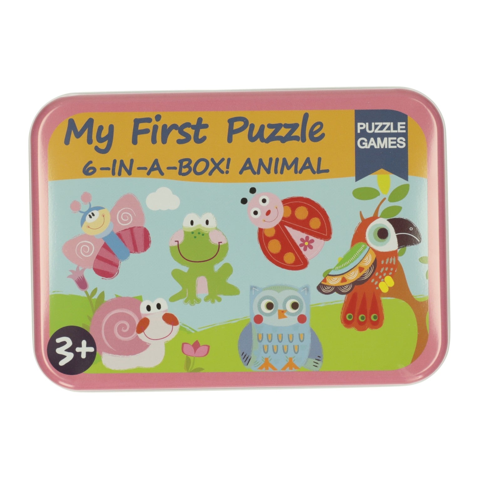Mijn eerste 6 puzzels in blik - dieren