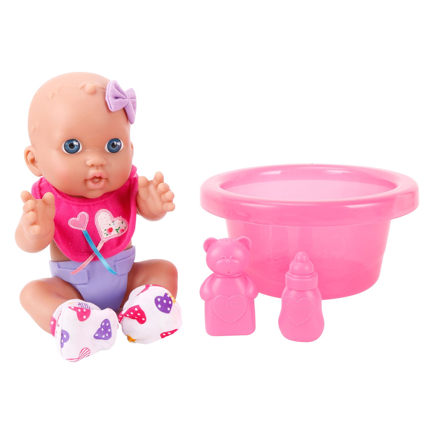 Poppenset met slecht