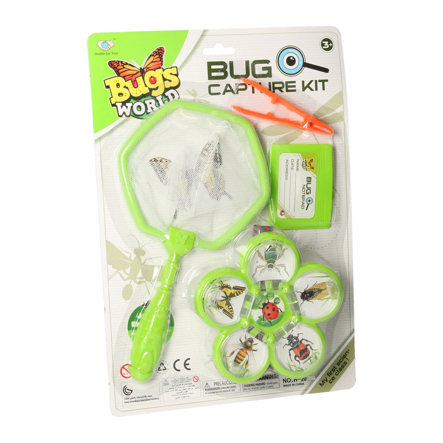 Bugs world insectenvangnet en observatiepot