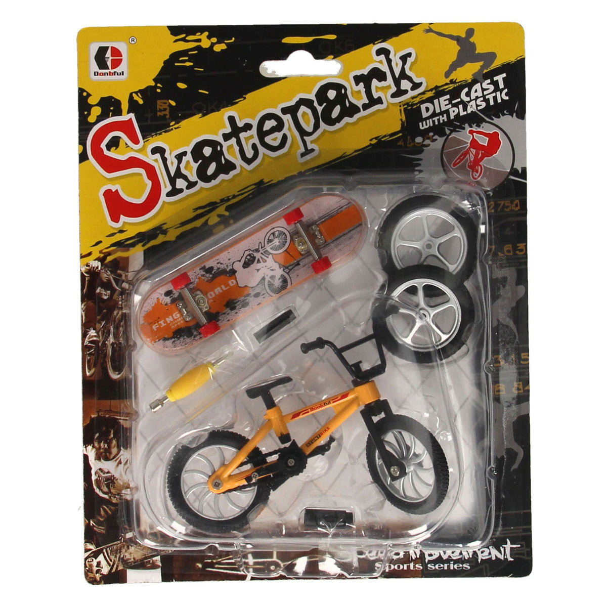 Lobbes speelgoed bv vinger stuntfiets met accessoires