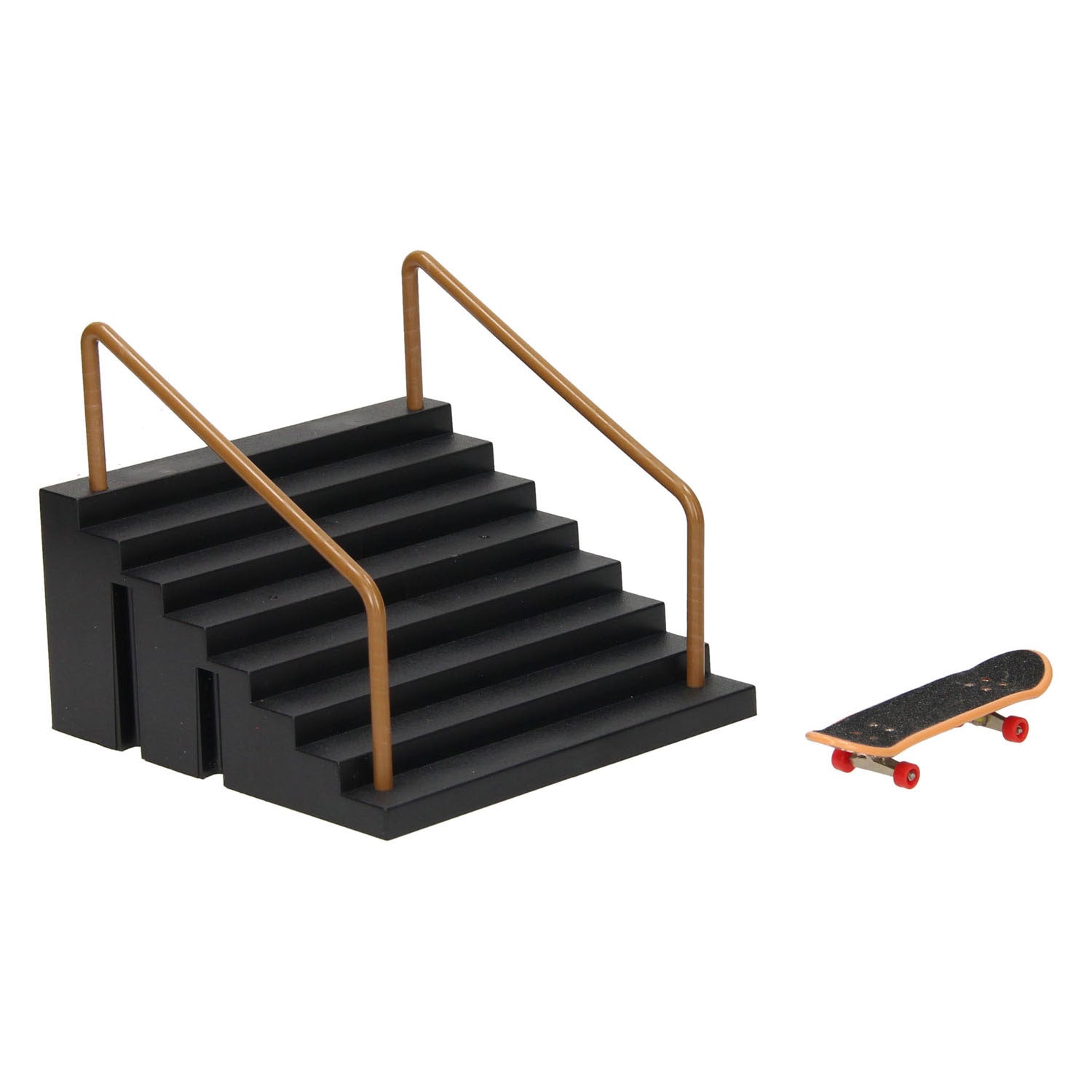 Vingerskateboard met stunttrap