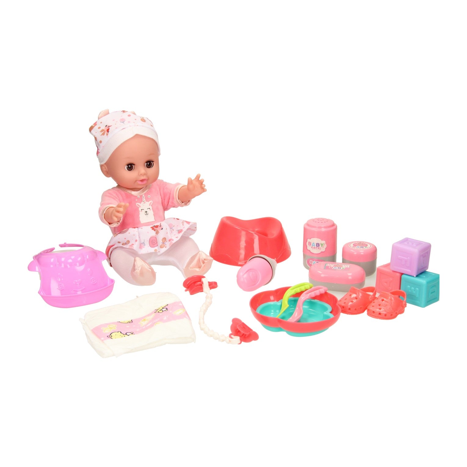 Deluxe poppenset draagbed