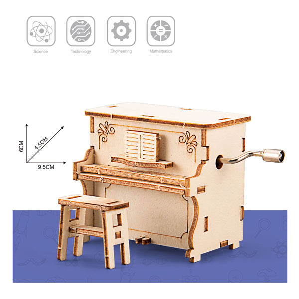 Lobbes speelgoed bv lobbes houten bouwpakket piano - creatief speelgoed voor kinderen.
