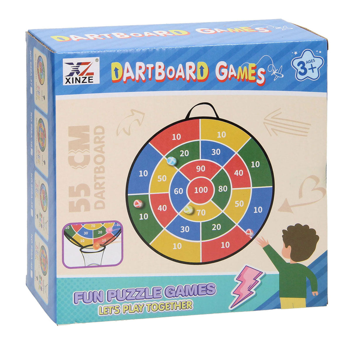 Klittenband dartset groot