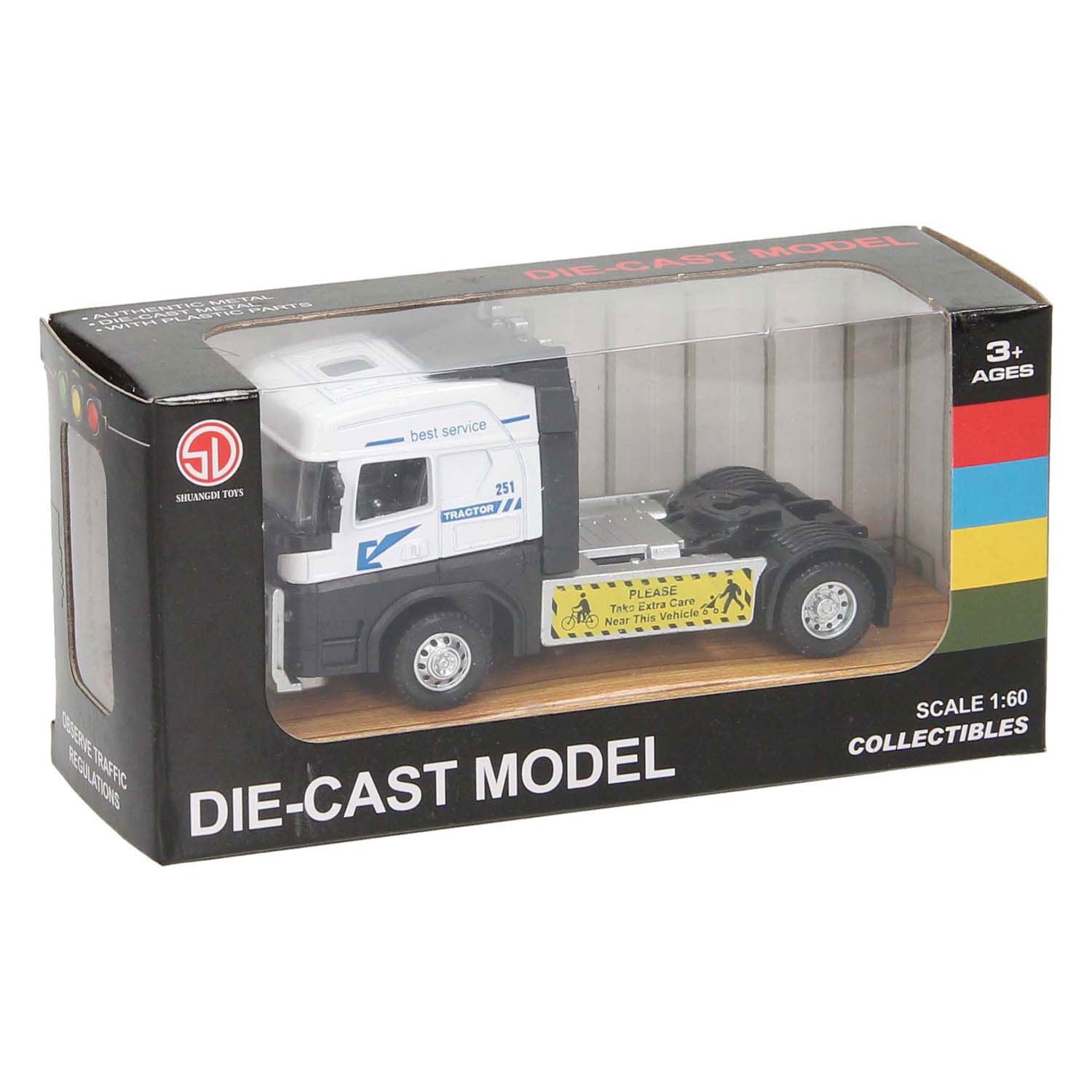 Spuitgiet vrachtwagen oplegger