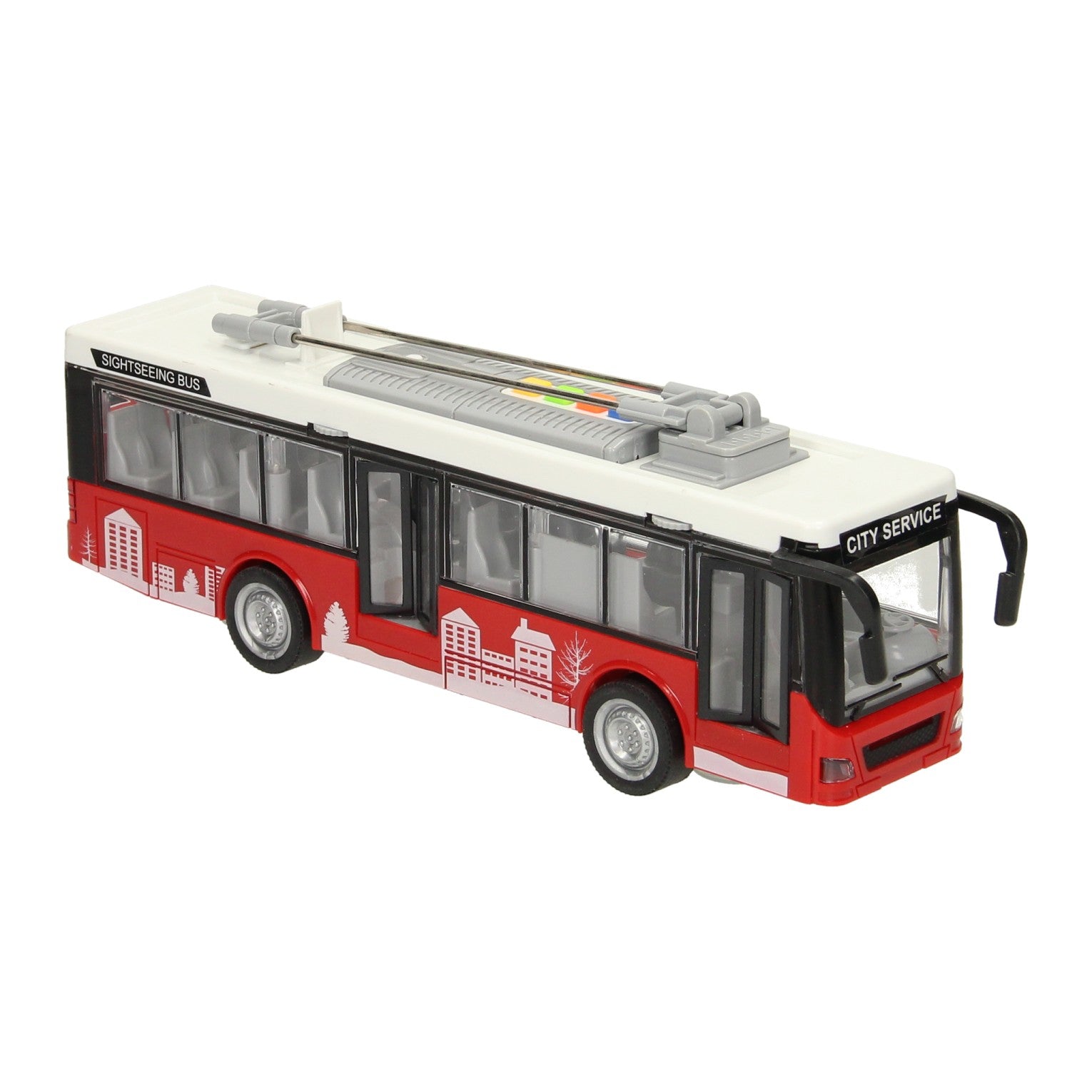 Stadsbus met licht en geluid 1:16