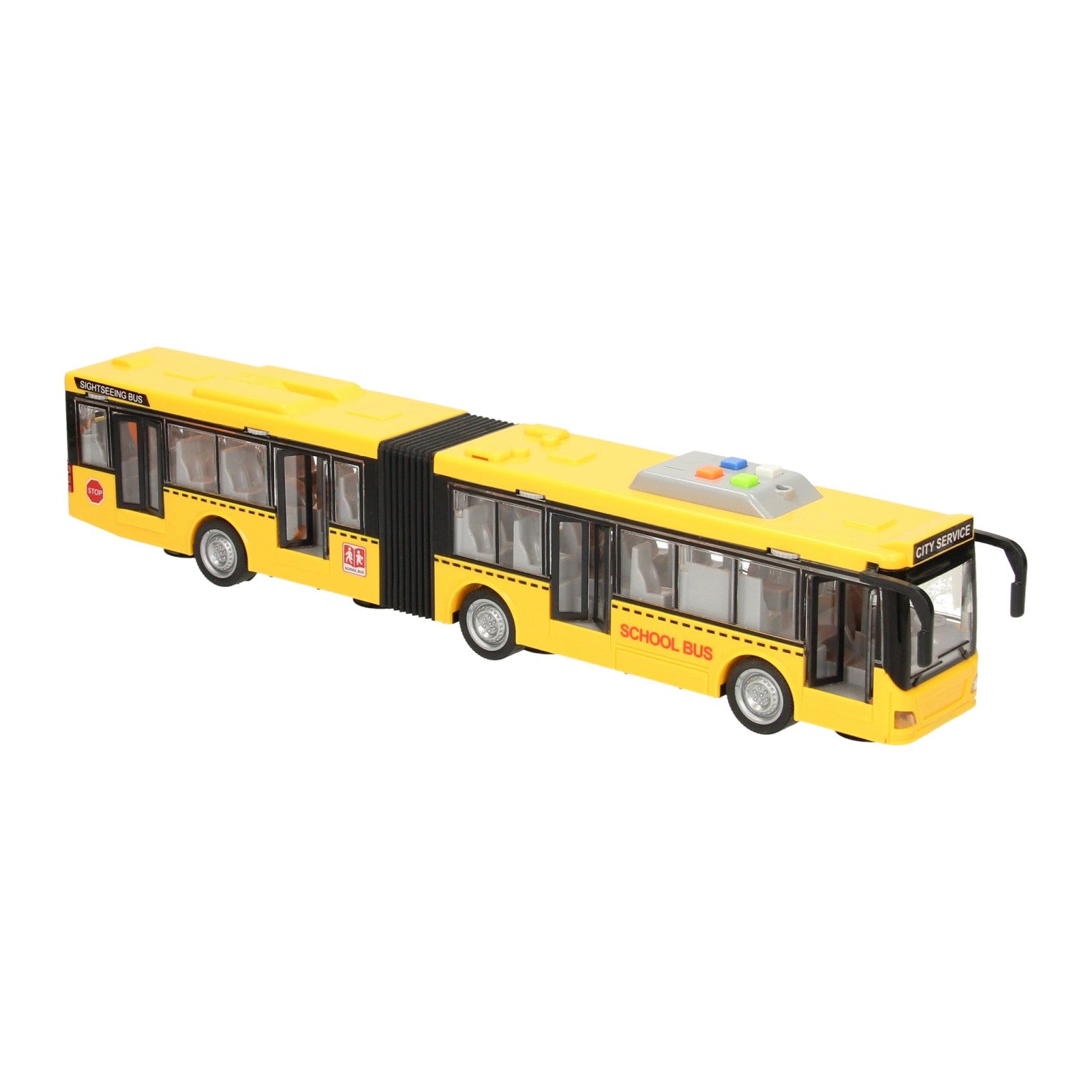 Mondharmonica schoolbus met licht en geluid