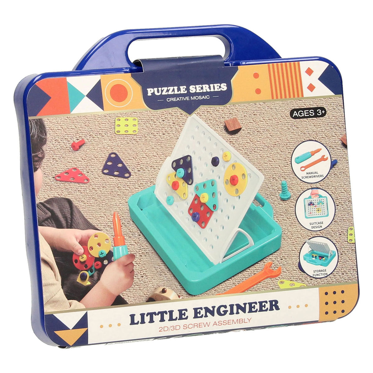 Kleine ingenieur schroefkoffer