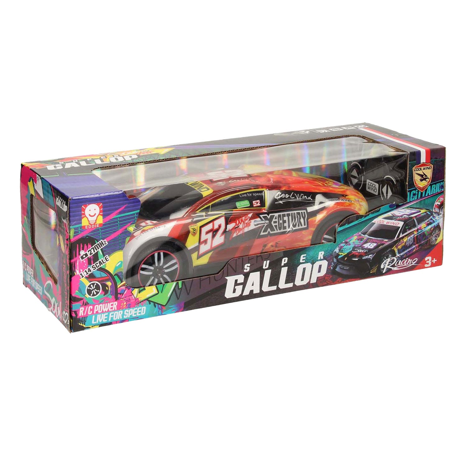 Rc bestuurbare racewagen softbody x52