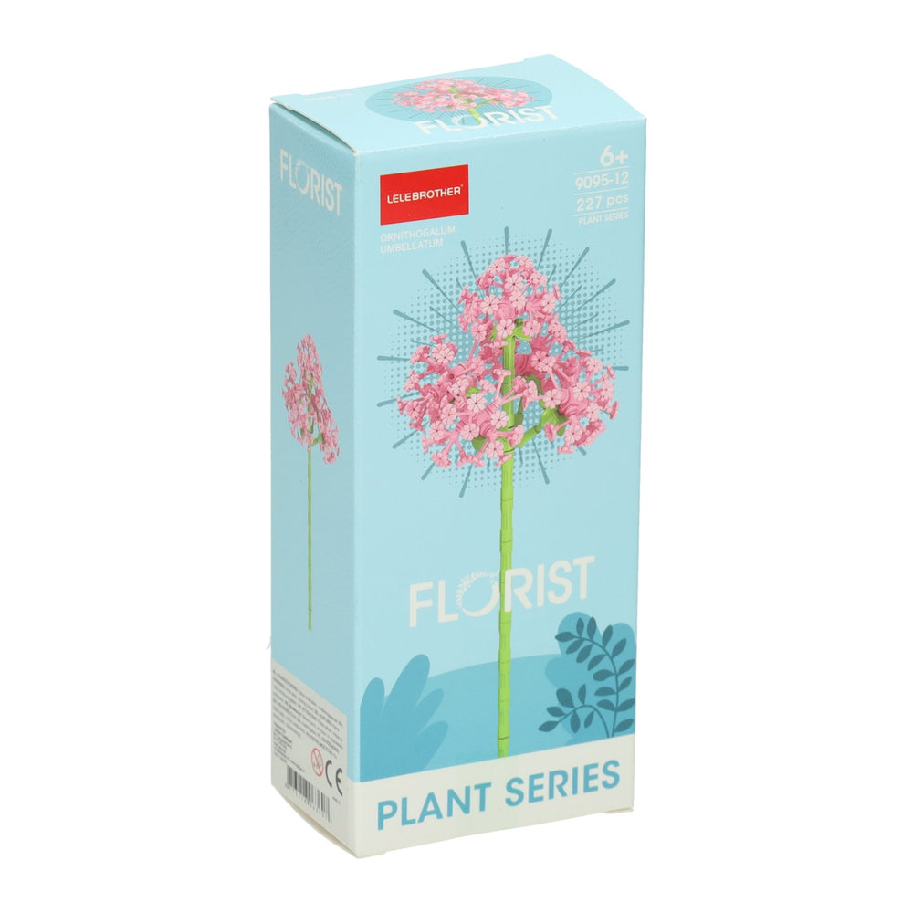 Lobbes bloemen bouwset roze - 227dlg.