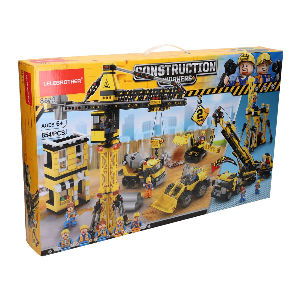 Constructie werkers bouwset - 854dlg.