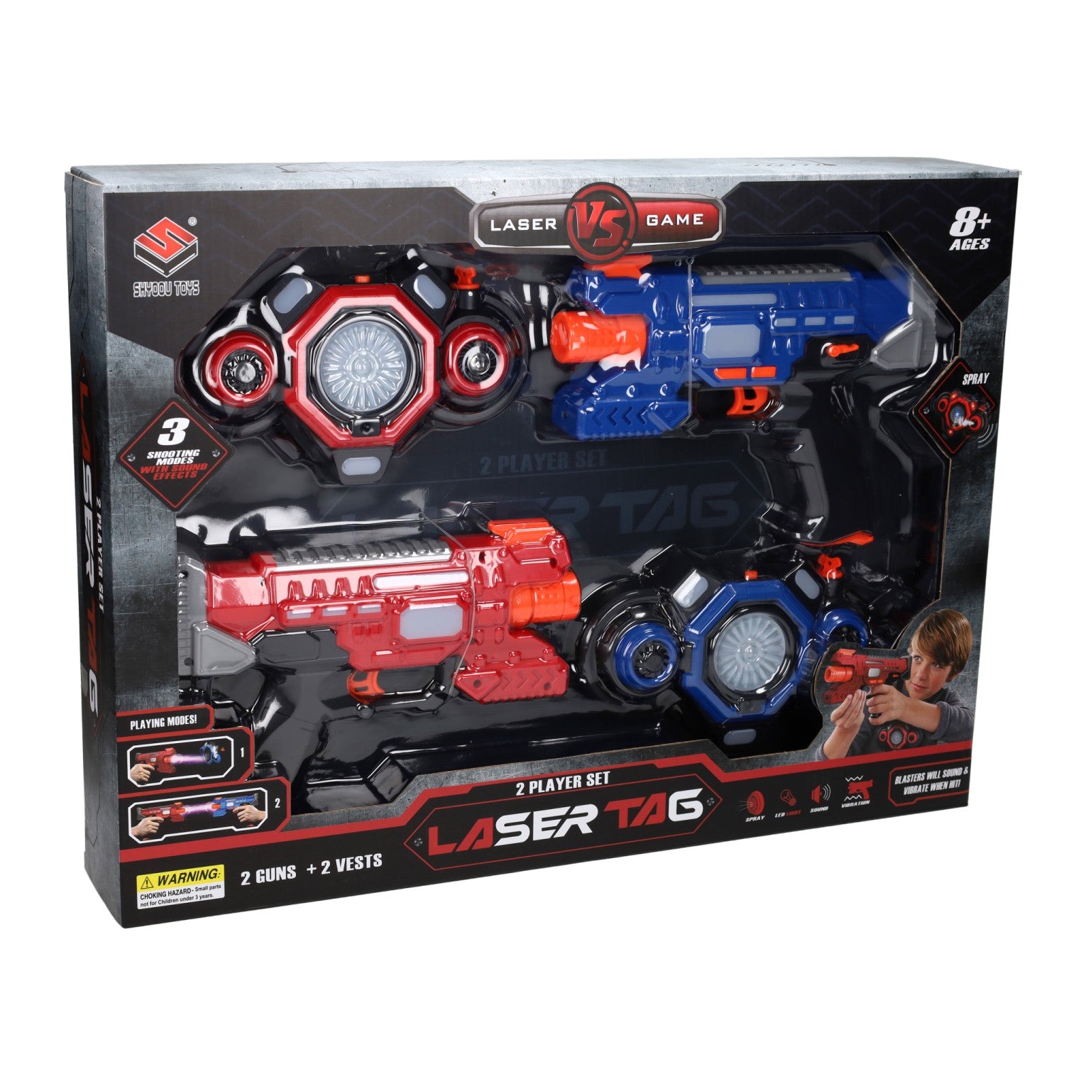 Laser game voor 2 spelers - 4dlg.