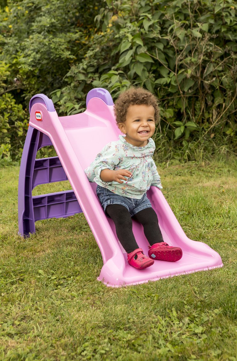 Little tikes glijbaan first slide - peuter -voor buiten en binnen - roze