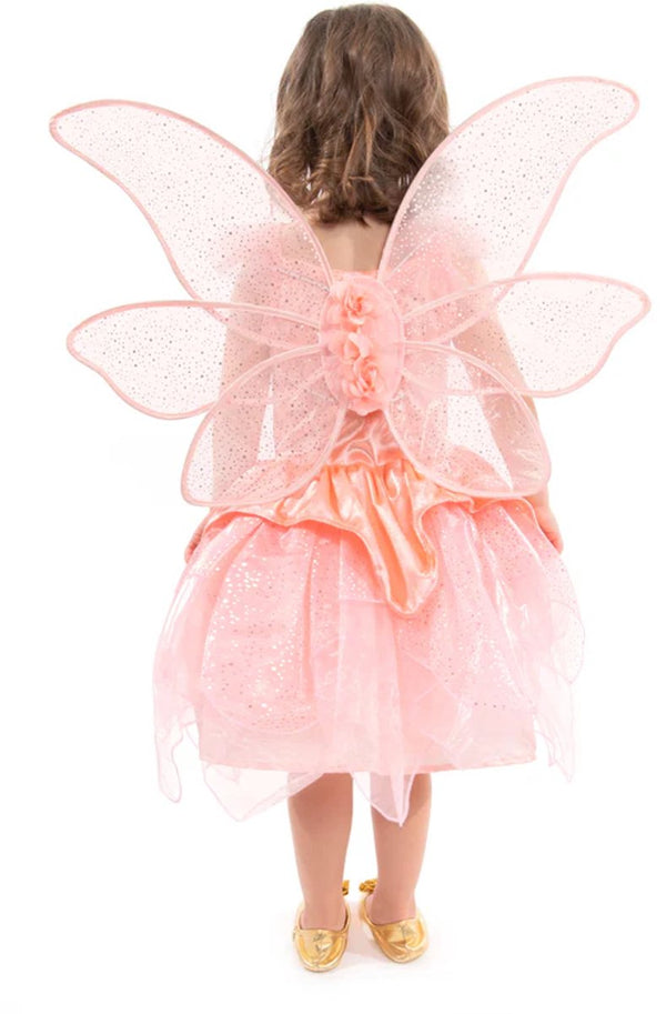 Little adventures - rosé garden fairy vleugels one size