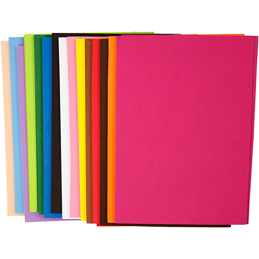 Creativ company eva foam vergroting kleur a4, 30 vergroting