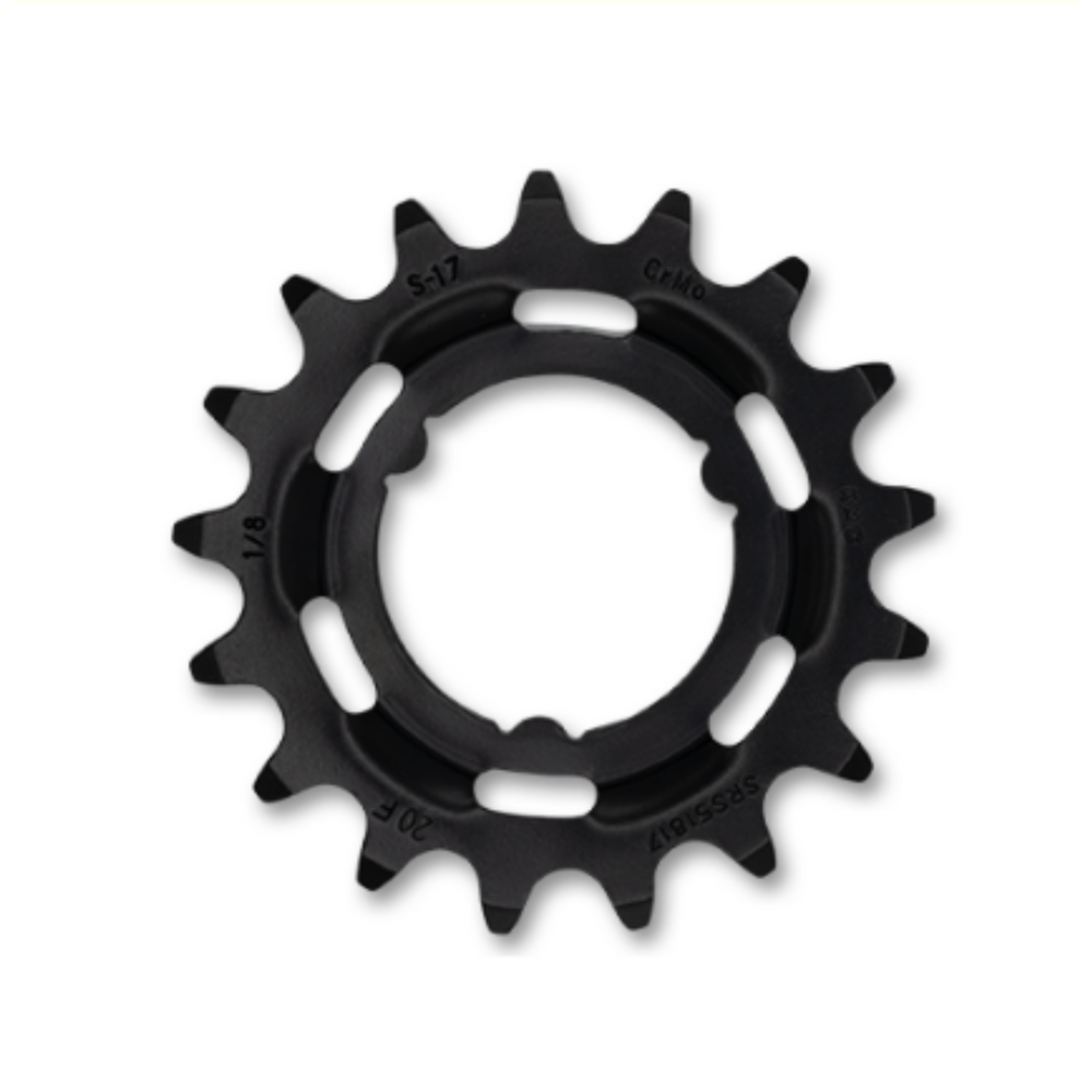 KMC Shimano tandwiel 17t, Chromoly Zwart