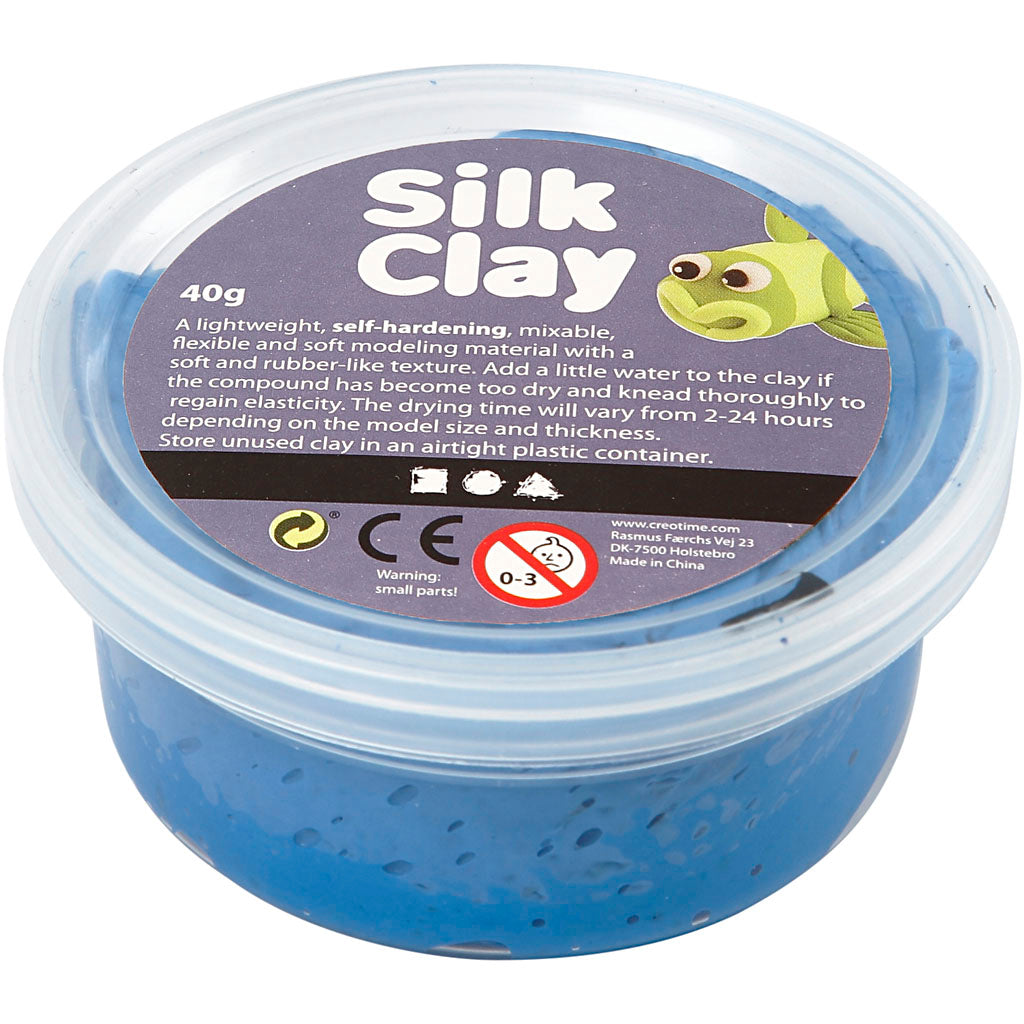 Zijdeklei - Blauw, 40gr.