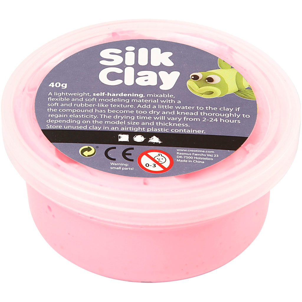 Zijdeklei - Roze, 40gr.