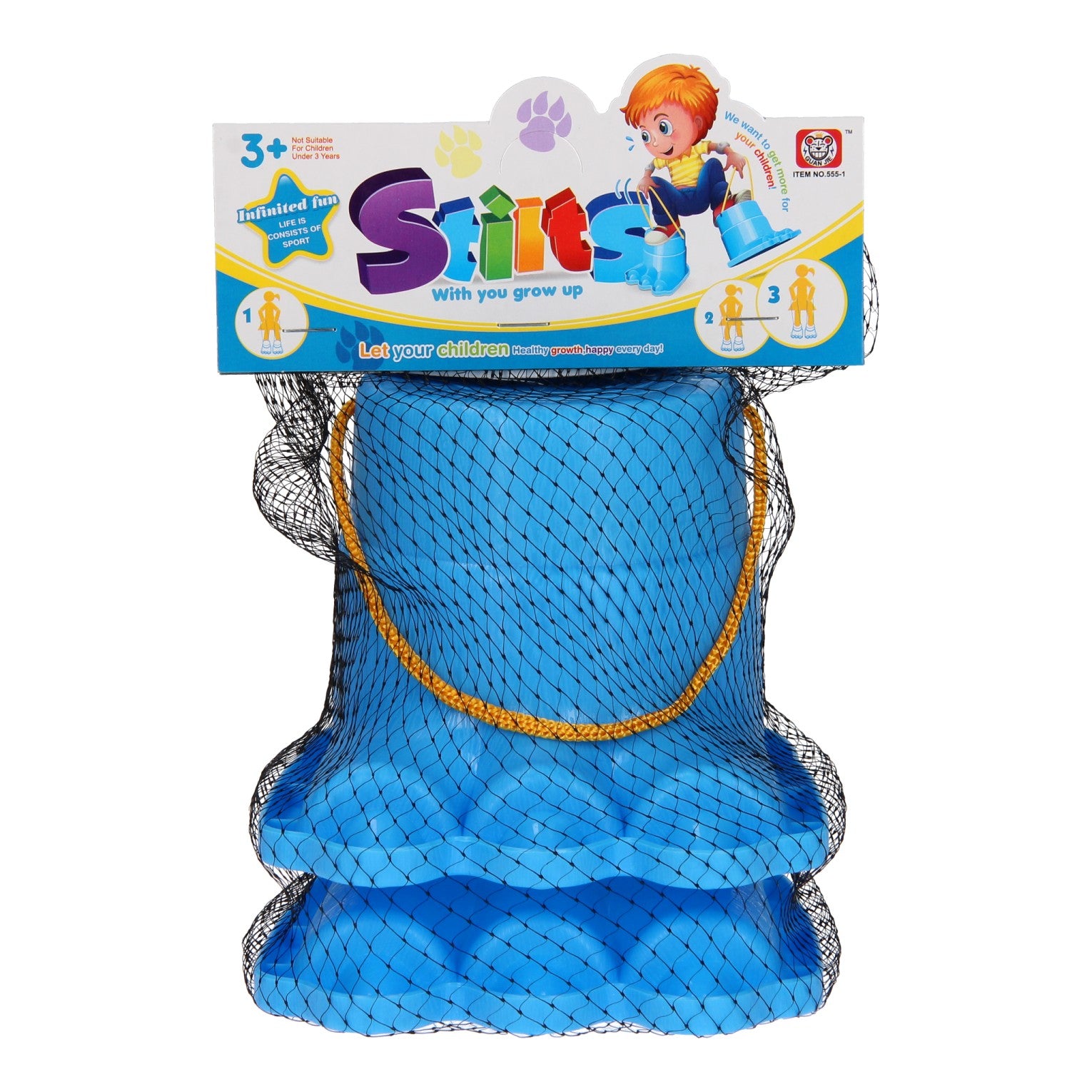 Loopklossen dino - blauw