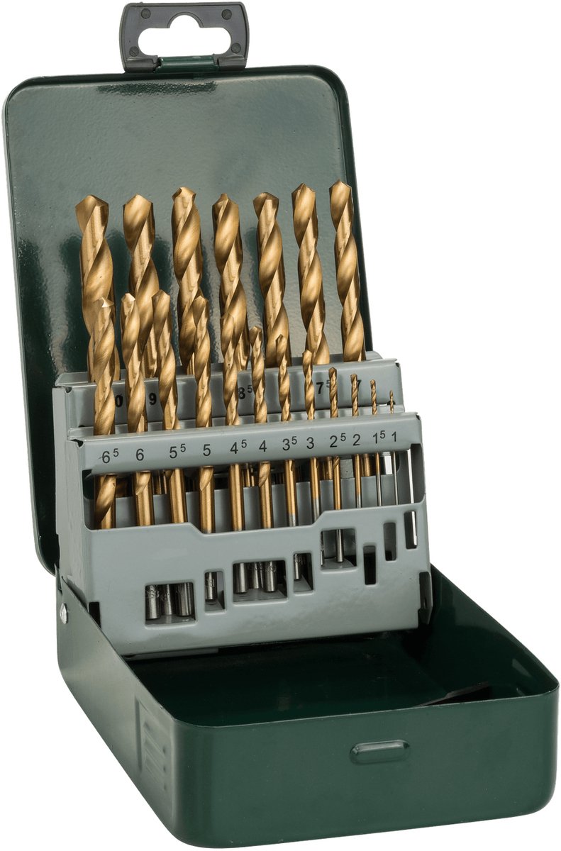 Bosch set hss-tin boren 19-delig