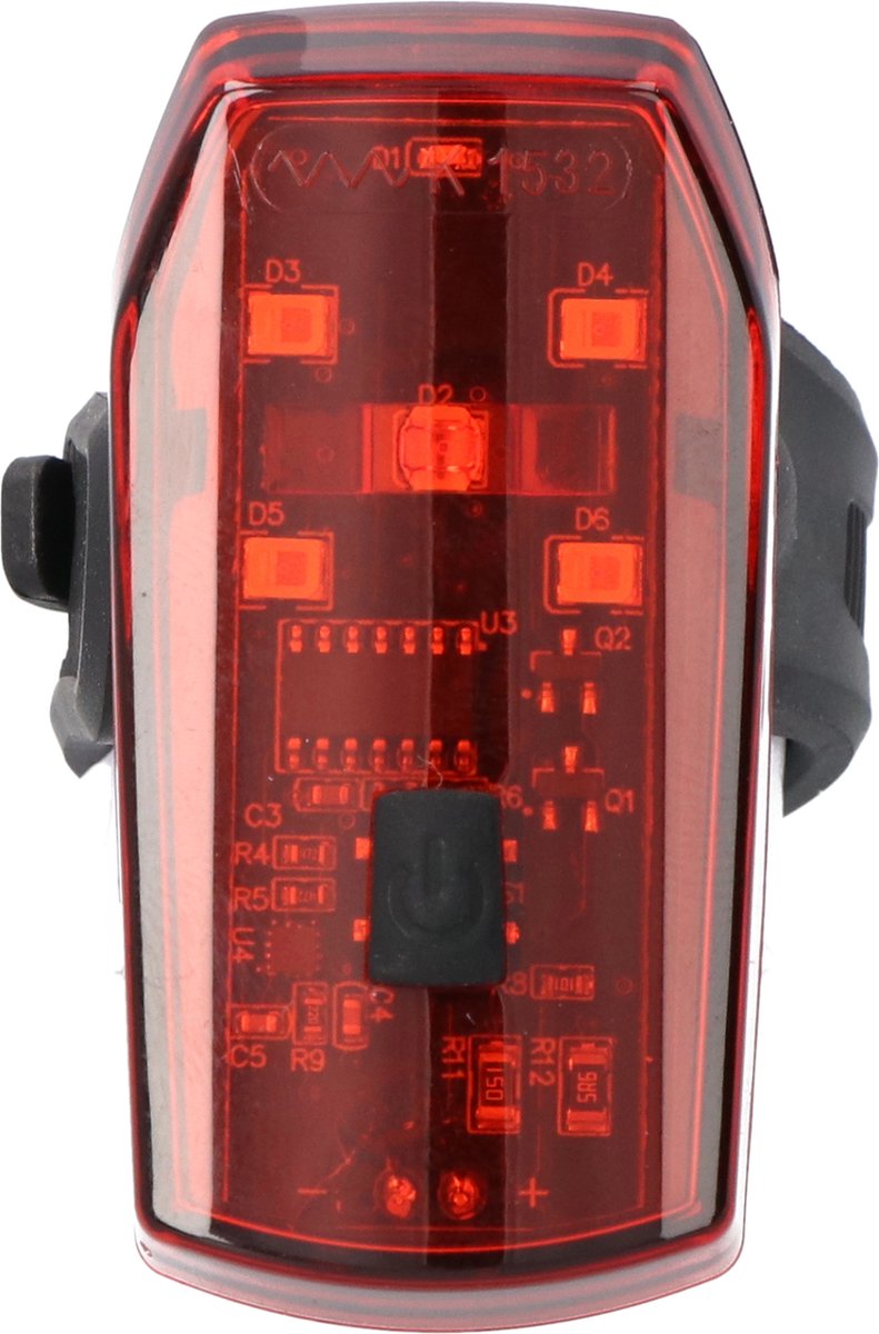 Dresco led batterij rem- en achterlicht razor