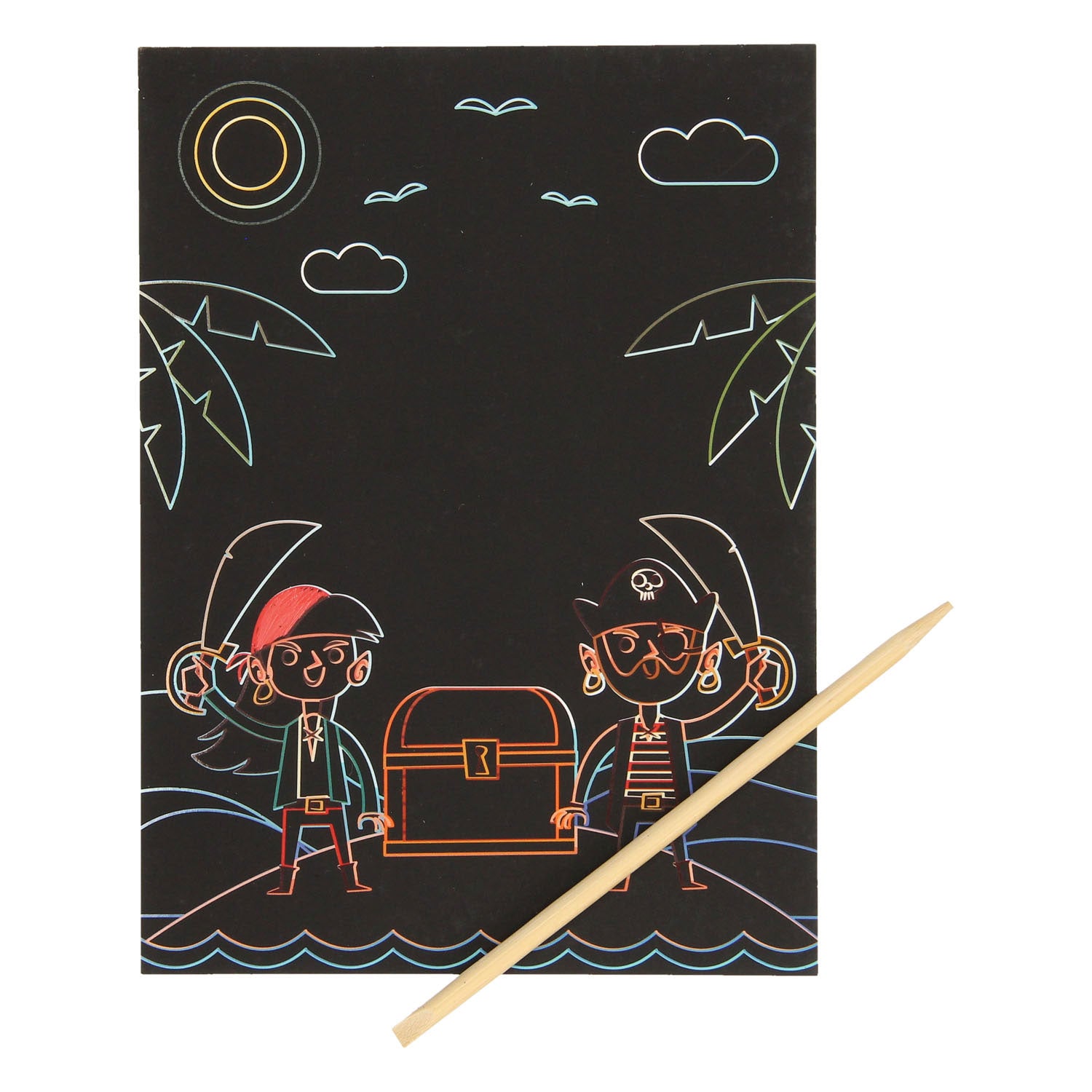 Scratch kaarten piraat