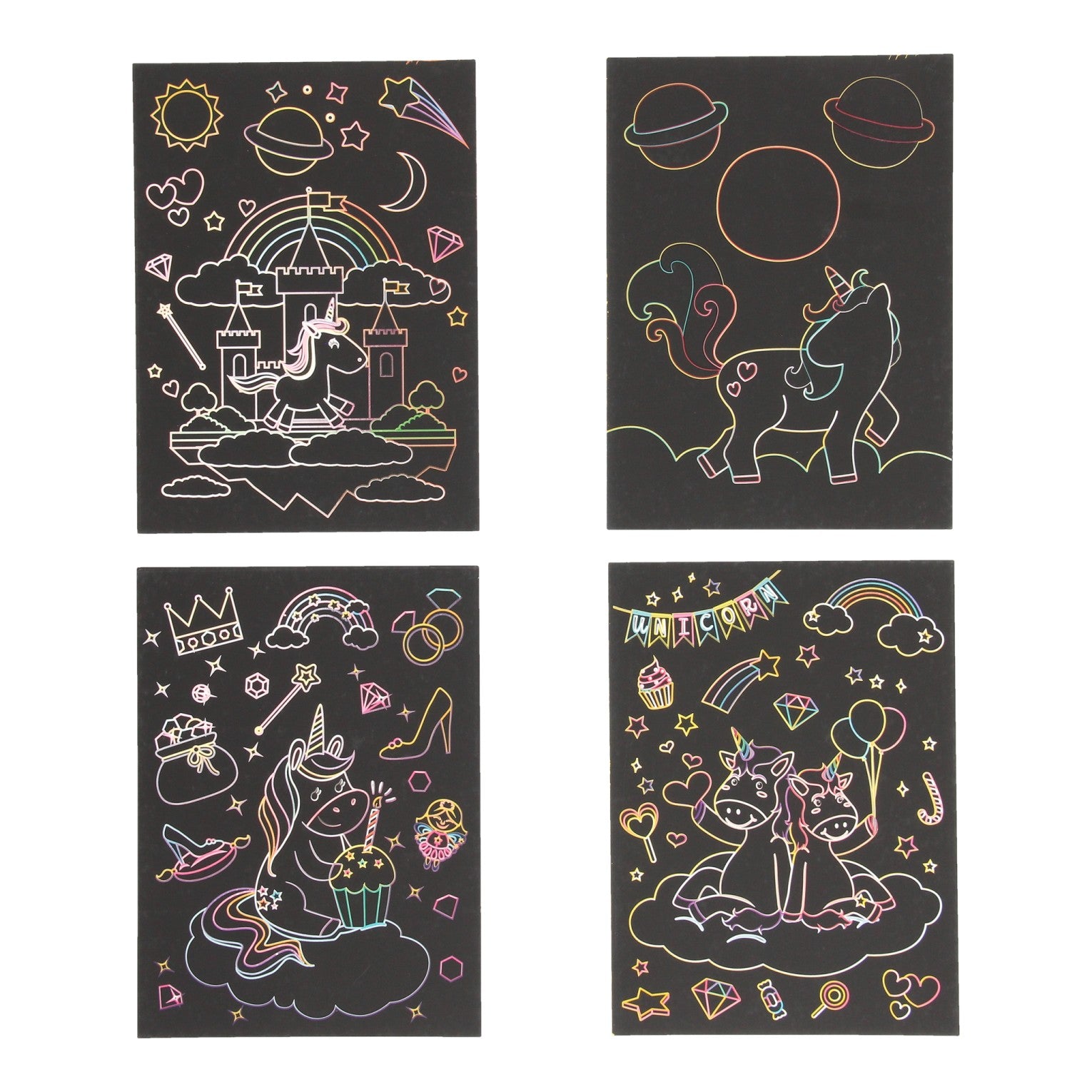 Scratch kaarten eenhoorn