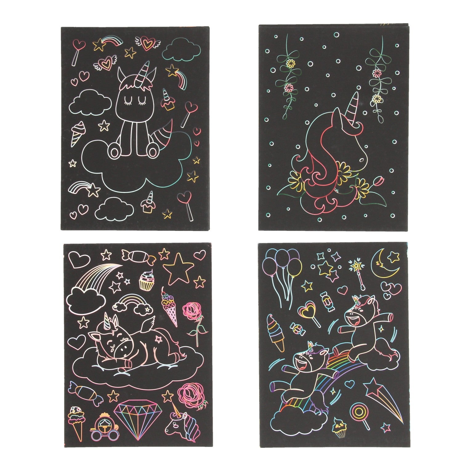 Scratch kaarten eenhoorn