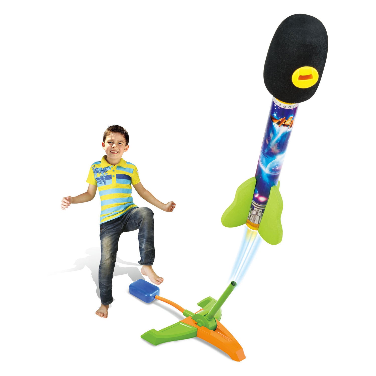 Afschietraket voetpomp