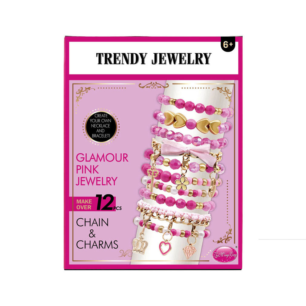 Trendy juwelenset chain charms