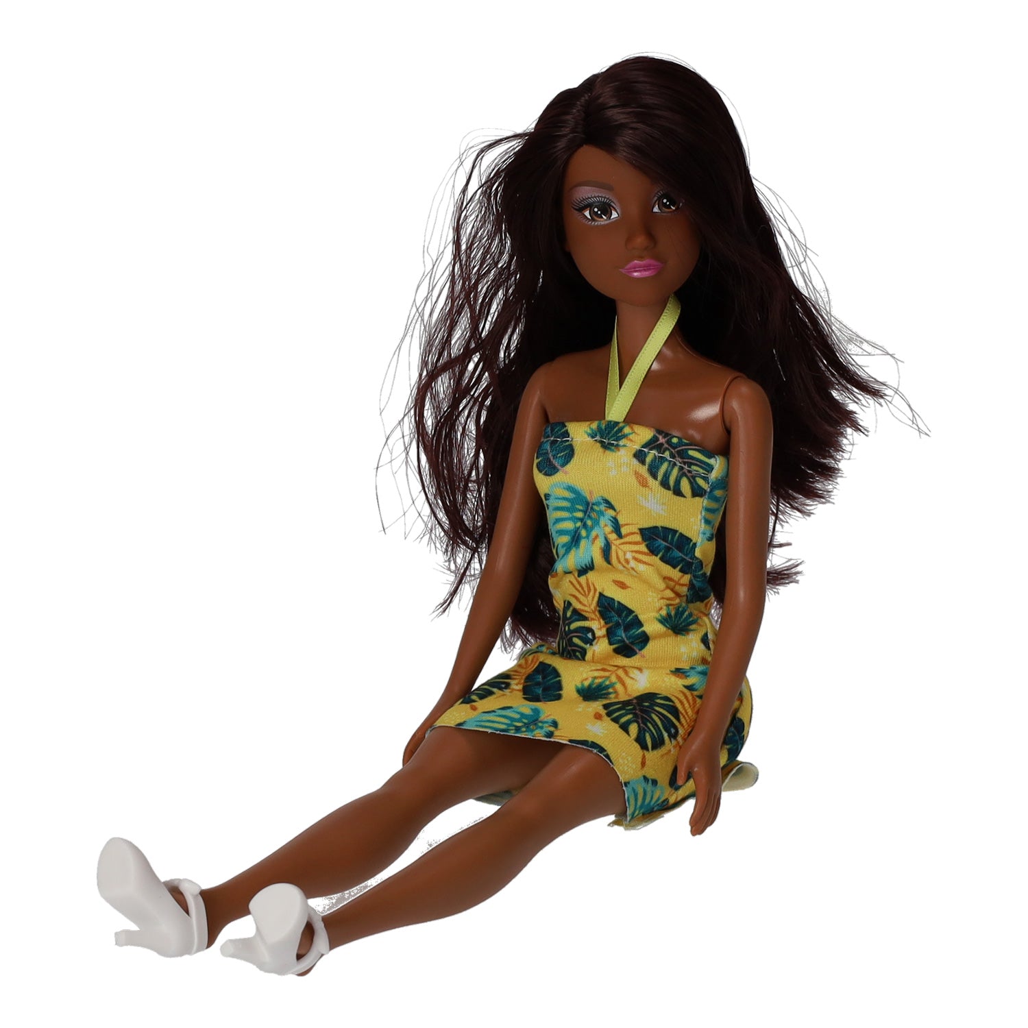 Fashionpop zomerjurk met blaadjes