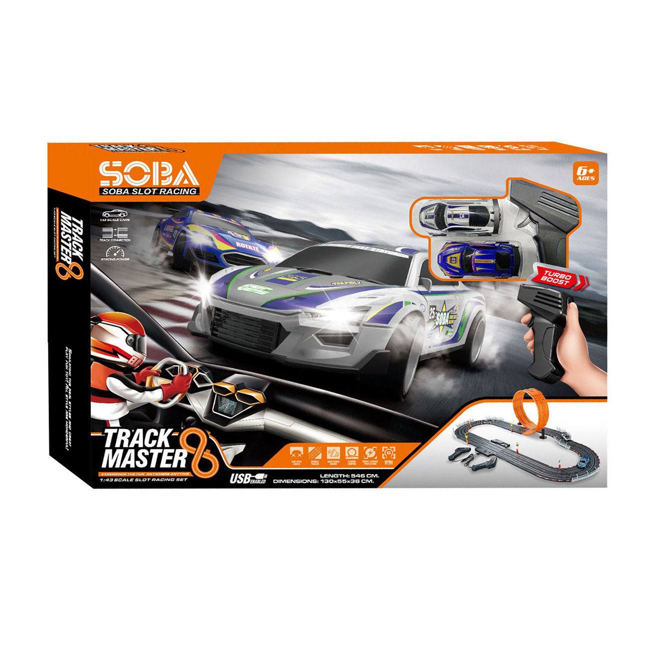 1:43 racebaan usb looping