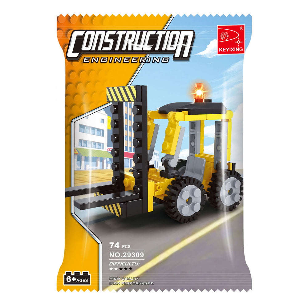 Lobbes bouwset constructie heftruck - 74dlg.